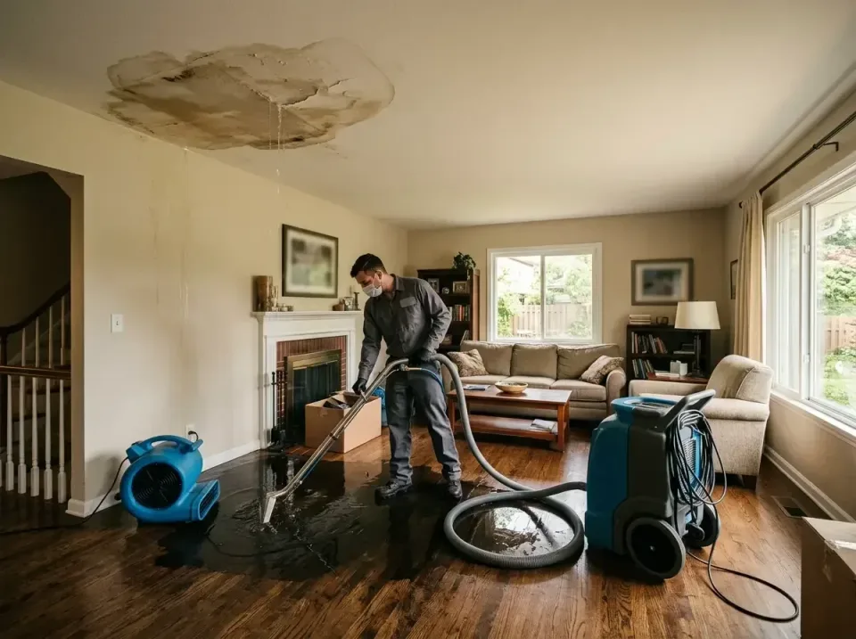 attic-pipe-burst-ceiling-drip-008 — frequently asked questions, Water Damage Restoration & Carpet Care in Fort Dix, NJ